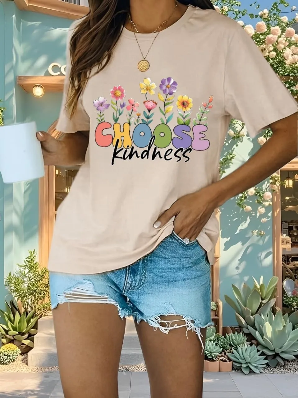Be Still and Know Shirts for Women Casual Short Sleeve Christian Tee Tops