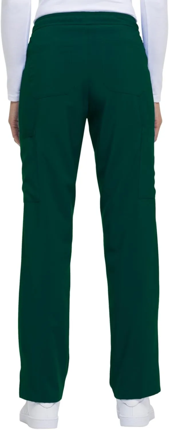 Dickies EDS Essentials Scrubs for Women, Drawstring Cargo Scrub Pants with Four-Way Stretch and Moisture Wicking DK010