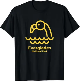Everglades National Park Florida Minimalist Retro Graphic T-Shirt
