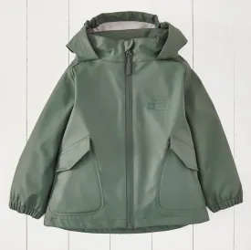 Grass & Air Kids Waterproof Rain Jacket (Khaki)