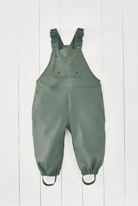 Khaki Kids Waterproof Rain Overalls
