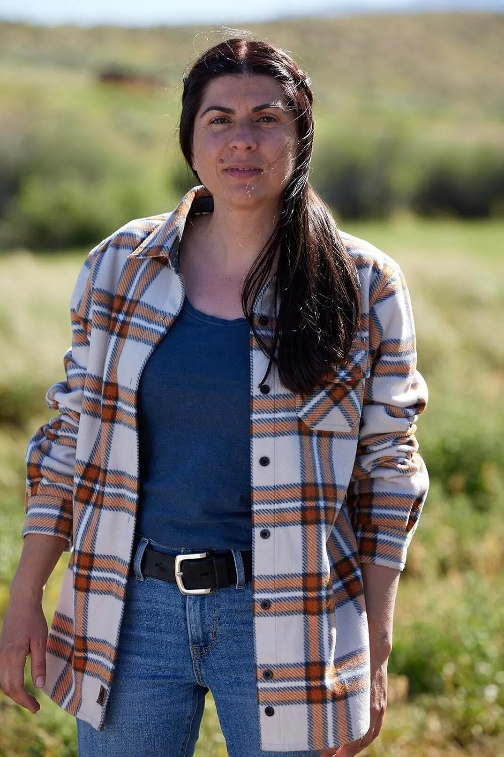 Legendary Whitetails Women's Trail Guide Fleece Button Down Shirt