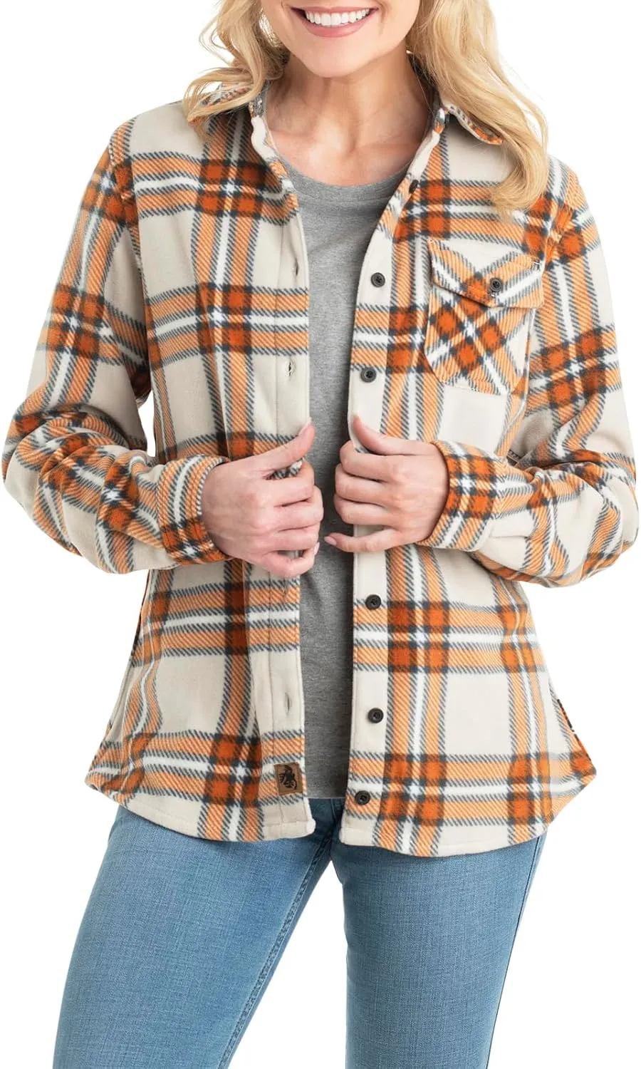 Legendary Whitetails Women's Trail Guide Fleece Button Down Shirt