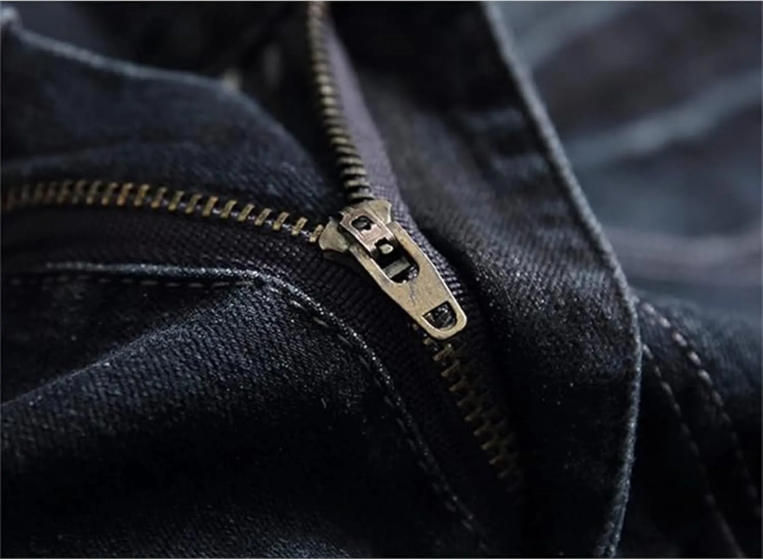 Men's Ripped Straight Leg Moto Jeans Hip Hop Washed Jean Trousers Denim Distressed Slim Fit Denim Pants