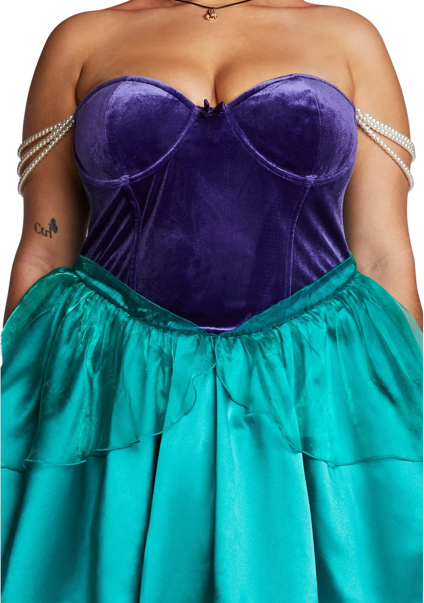 Plus Deep Sea Princess Costume Set