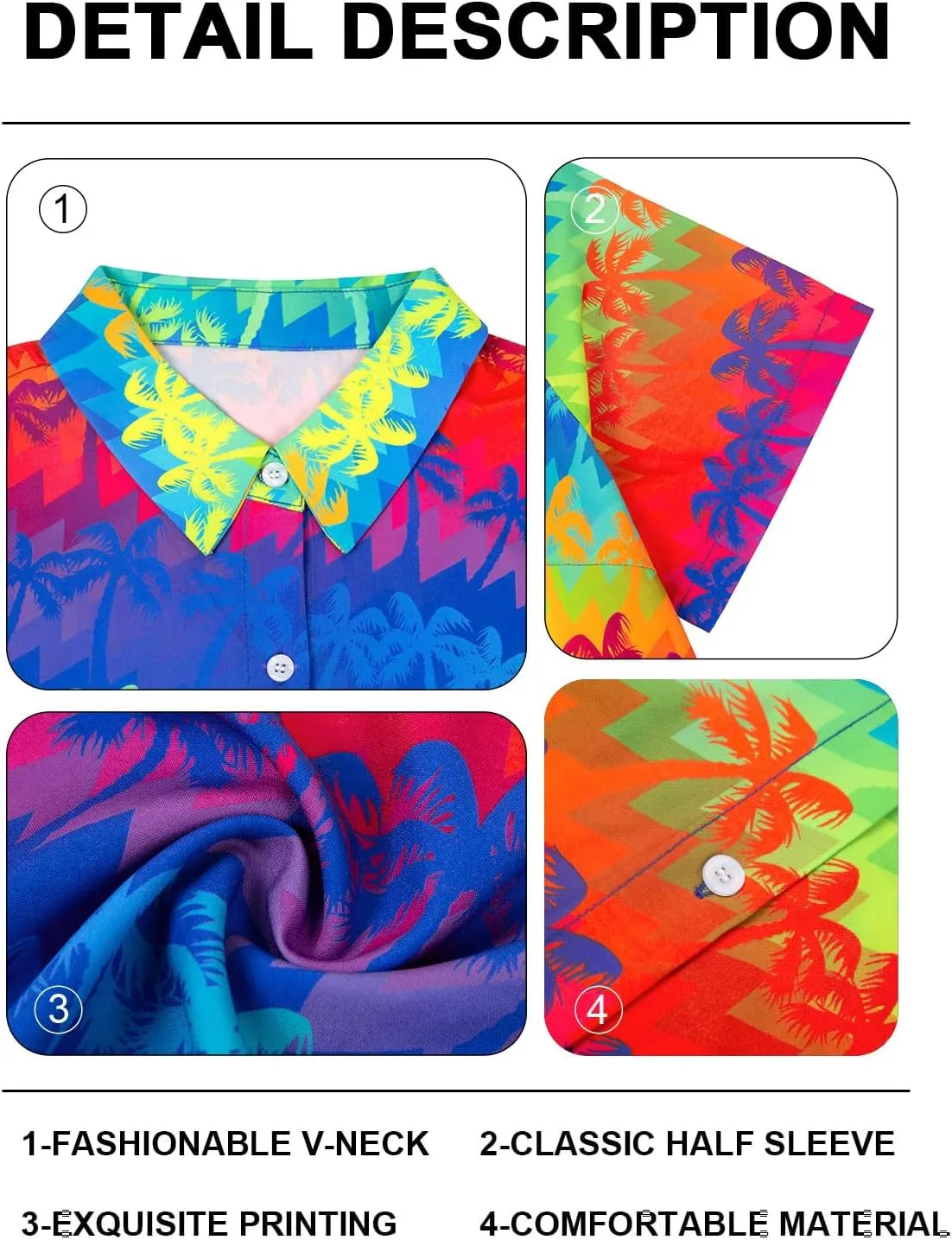 Pride Outfits for Women LGBT Shirts - Rainbow Graphic Tees Inspirational V Neck T-Shirt Short Sleeve Button up Tops