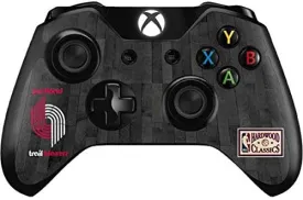 Skinit Decal Gaming Skin Compatible with Xbox One Controller - Officially Licensed NBA Portland Trail Blazers Hardwood Classics Design