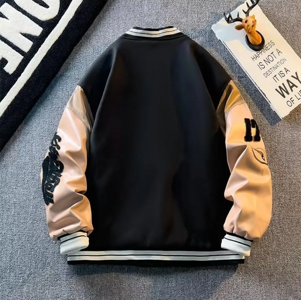 Unisex Varsity Jacket, Winter Jackets for Men and Women Streetwear Bomber Coats