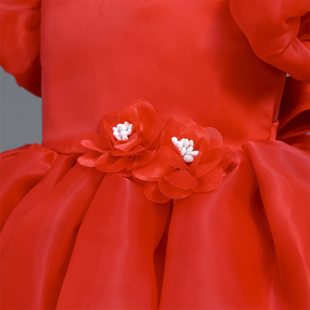 VA030 Yoliyolei Hairband Puff Dress Kids Girl Fairy Tale Summer Organza Wedding Ball Gown Todller Children Christening Clothes Girl