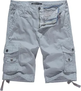 WenVen Men's Cotton Twill Cargo Shorts Classic Relaxed Fit- Reg and Big & Tall Sizes